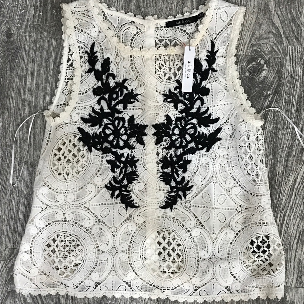 Ivory lace top